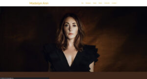 Site pour le groupe de musique Madelynn Ann