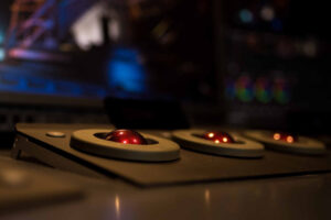 Prise de vue d'un studio d'étalonnage