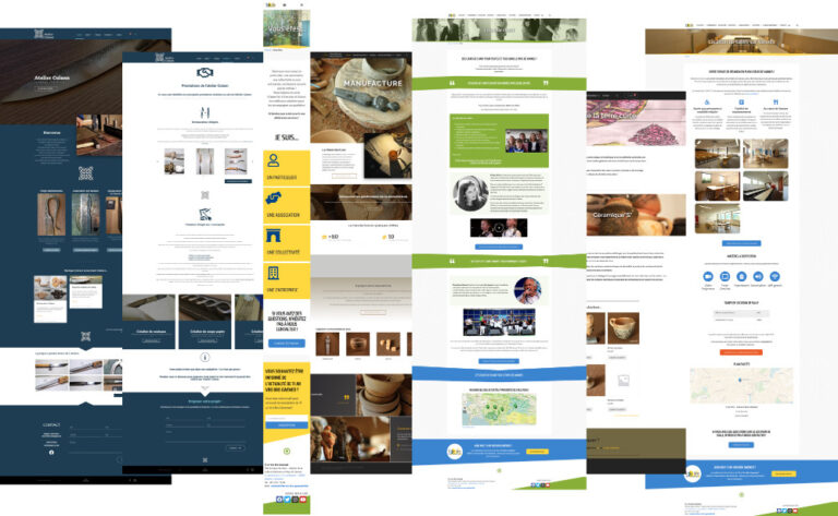 Illustrations de prestation de création de site internet proposées par Liv ha Luc'h