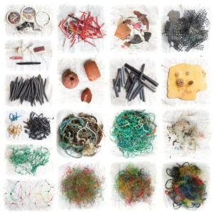 Bilan du tri d'un ramassage de déchets à la plage de Betahon, Ambon, Morbihan