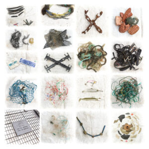 Bilan du tri d'un ramassage de déchets à Damgan, Morbihan