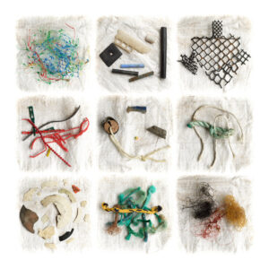 Bilan du tri d'un ramassage de déchets à Damgan, Morbihan