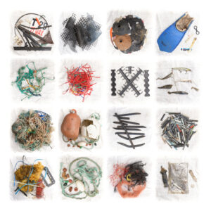 Bilan du tri d'un ramassage de déchets à Larmor-Plage, Morbihan