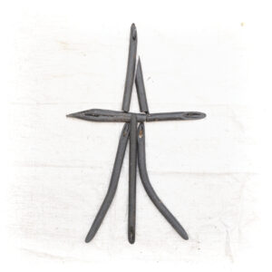 Assemblage de déchets du littoral issus de nettoyage de plage